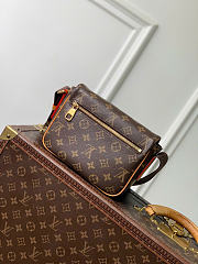 Kitlife Louis Vuitton Mini Bastille Bag Brown Monogram Archive Canvas M3A430 15x24x6.5cm  - 3