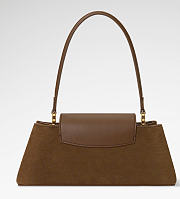 Kitlife Louis Vuitton Capucines Edito Bag Brown Suede 33x12x8.5cm  - 3