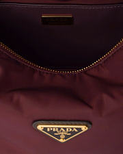Kitlife Prada Explore Small Re-Nylon And Leather Shoulder Bag Burgundy 1BH232 25x12.5x9.5cm - 4