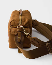Kitlife Prada Explore Small Re-Nylon And Leather Shoulder Bag Brown 1BH232 25x12.5x9.5cm  - 5