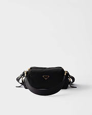 Kitlife Prada Explore Small Re-Nylon And Leather Shoulder Bag Black 1BH232 25x12.5x9.5cm  - 1