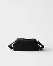 Kitlife Prada Explore Small Re-Nylon And Leather Shoulder Bag Black 1BH232 25x12.5x9.5cm  - 6