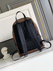Kitlife Prada Re-Nylon and Saffiano Leather Backpack Brown 2VZ048 31x43.5x20cm - 5