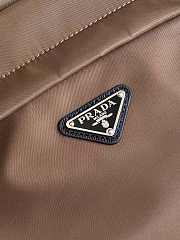 Kitlife Prada Re-Nylon and Saffiano Leather Backpack Brown 2VZ048 31x43.5x20cm - 3