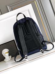 Kitlife Prada Re-Nylon and Saffiano Leather Backpack Dark Blue 2VZ048 31x43.5x20cm  - 5