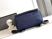 Kitlife Prada Re-Nylon and Saffiano Leather Backpack Dark Blue 2VZ048 31x43.5x20cm  - 2