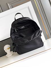 Kitlife Prada Re-Nylon and Saffiano Leather Backpack Black 2VZ048 31x43.5x20cm - 6