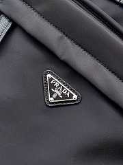 Kitlife Prada Re-Nylon and Saffiano Leather Backpack Black 2VZ048 31x43.5x20cm - 4