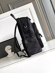 Kitlife Prada Re-Nylon and Saffiano Leather Backpack Black 2VZ048 31x43.5x20cm - 2