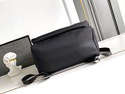 Kitlife Prada Re-Nylon and Saffiano Leather Backpack Black 2VZ048 31x43.5x20cm - 3