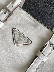 Kitlife Prada Karin Small Leather Bag White 1BA499 24x14x9cm - 5