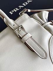 Kitlife Prada Karin Small Leather Bag White 1BA499 24x14x9cm - 6