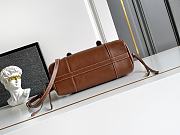 Kitlife Prada Karin Small Leather Bag Brown 1BA499 24x14x9cm  - 6