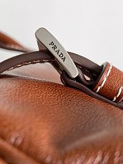 Kitlife Prada Karin Small Leather Bag Brown 1BA499 24x14x9cm  - 4