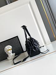 Kitlife Prada Karin Small Leather Bag Black 1BA499 24x14x9cm  - 5