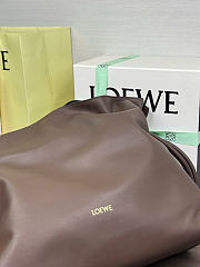 Kitlife Loewe Large Flamenco Clutch In Dark Brown Nappa Calfskin 38x14x29cm - 6