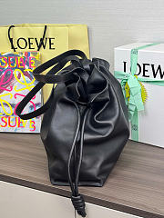 Kitlife Loewe Large Flamenco Clutch In Black Nappa Calfskin 38x14x29cm - 4