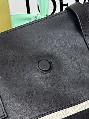 Kitlife Loewe Large Flamenco Clutch In Black Nappa Calfskin 38x14x29cm - 2