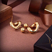 Kitlife Burberrry Earrings Gold 1 - 3