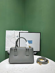Kitlife Prada Galleria Mini Saffiano Leather Bag Gray 1BA916 21x12.5x8.5cm - 5