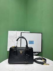 Kitlife Prada Galleria Mini Saffiano Leather Bag Black 1BA916 21x12.5x8.5cm - 1