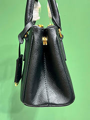 Kitlife Prada Galleria Mini Saffiano Leather Bag Black 1BA916 21x12.5x8.5cm - 5