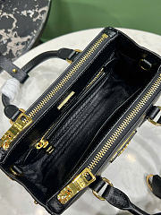 Kitlife Prada Galleria Mini Saffiano Leather Bag Black 1BA916 21x12.5x8.5cm - 3