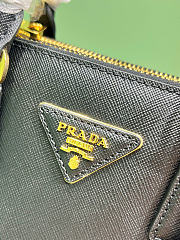 Kitlife Prada Galleria Mini Saffiano Leather Bag Black 1BA916 21x12.5x8.5cm - 4