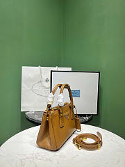 Kitlife Prada Galleria Mini Saffiano Leather Bag Brown 1BA916 21x12.5x8.5cm  - 3