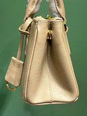 Kitlife Prada Galleria Mini Saffiano Leather Bag Beige 1BA916 21x12.5x8.5cm  - 3