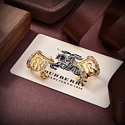 Kitlife Burberry Monogram Motif Earrings in Silver / Gold - 5