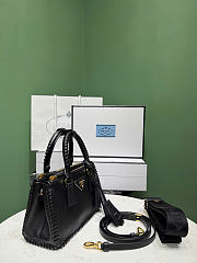 Kitlife Prada Galleria Mini Shaded Leather Top-Handle Bag Black 1BA916 21x12.5x8.5cm   - 5