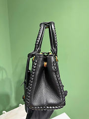 Kitlife Prada Galleria Mini Shaded Leather Top-Handle Bag Black 1BA916 21x12.5x8.5cm   - 4