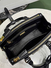 Kitlife Prada Galleria Mini Shaded Leather Top-Handle Bag Black 1BA916 21x12.5x8.5cm   - 3