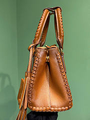 Kitlife Prada Galleria Mini Shaded Leather Top-Handle Bag Brown 1BA916 21x12.5x8.5cm  - 5