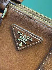 Kitlife Prada Galleria Mini Shaded Leather Top-Handle Bag Brown 1BA916 21x12.5x8.5cm  - 2