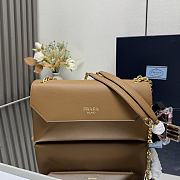 Kitlife Prada Doux Shoulder Bag Brown 29x16x9.5cm  - 1