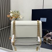Kitlife Prada Doux Shoulder Bag White 29x16x9.5cm  - 5
