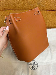 Kitlife Hermes Togo So Kelly Bag Brown 22cm  - 3