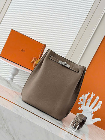 Kitlife Hermes Togo So Kelly Bag Gray 22cm 