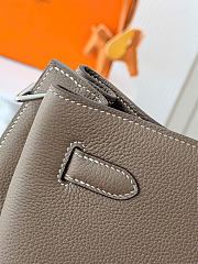Kitlife Hermes Togo So Kelly Bag Gray 22cm  - 3