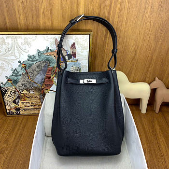 Kitlife Hermes Togo So Kelly Bag Black 22cm