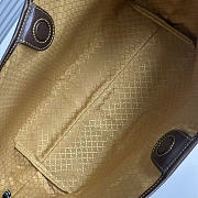 Kitlife Gucci Giglio Large Tote Bag Sand and Dark Brown Varnished GG Fabric 853971 60x47x16cm  - 4
