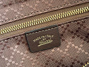 Kitlife Gucci Borsetto Medium Boston Bag Dark Brown Soft Leatherr 866732 28x15x10cm - 2