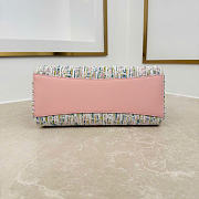 Kitlife Dior Small Shopping Bag Multicolor Dior Oblique Pastel Jacquard M1410 27x19x13.5cm  - 6