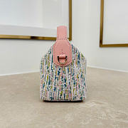 Kitlife Dior DiorTravel Nomad Pouch Multicolor Dior Oblique Pastel Jacquard 22x13x9.5cm  - 6