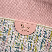 Kitlife Dior DiorTravel Nomad Pouch Multicolor Dior Oblique Pastel Jacquard 22x13x9.5cm  - 2