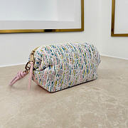 Kitlife Dior Bow Pouch Multicolor Dior Oblique Pastel Jacquard 20x11x8cm - 4