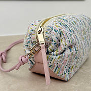 Kitlife Dior Bow Pouch Multicolor Dior Oblique Pastel Jacquard 20x11x8cm - 3