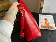 Kitlife Dolce & Gabbana Large Vittoria Calfskin Shoulder Bag Red 6425 40x15x30cm - 2